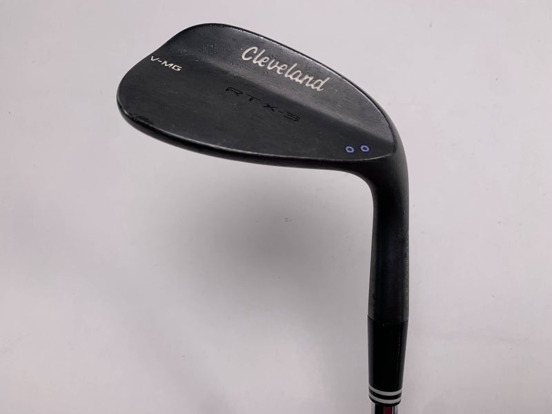Cleveland RTX 3 Black Satin Gap Wedge GW 52* 10 DG Wedge Steel Mens RH