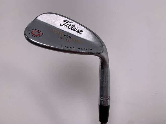 Titleist Vokey Spin Milled Chrome 2009 Gap Wedge GW 52* 8 Wedge Mens RH