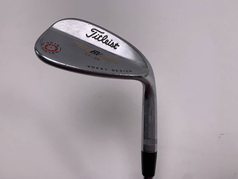 Titleist Vokey Spin Milled Chrome 2009 Gap Wedge GW 52* 8 Wedge Mens RH