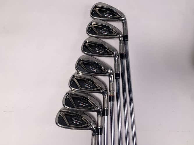 TaylorMade M4 Iron Set 4-PW KBS Max 85g Regular Steel Mens RH