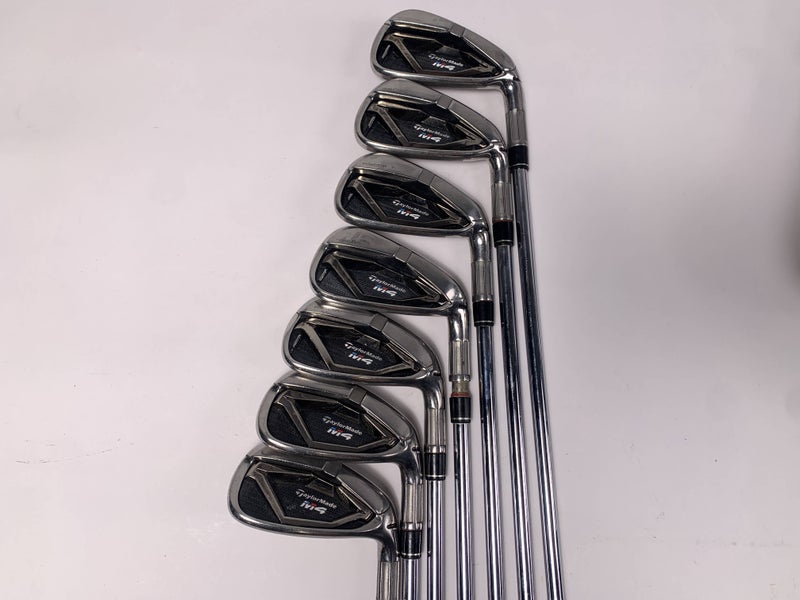 TaylorMade M4 Iron Set 4-PW KBS Max 85g Regular Steel Mens RH
