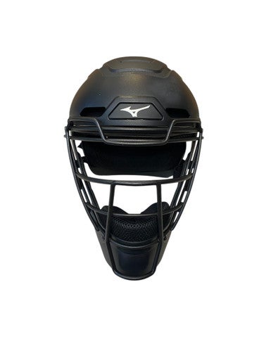 Used Mizuno SHOGUN Catchers Helmet w/Mask Black M/L 11706-S000365087