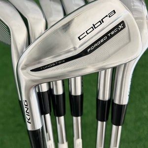 LH Cobra King Forged Tec X 23 Iron Set 5-G / KBS Tour Lite Regular