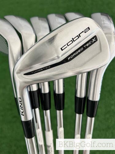 LH Cobra King Forged Tec X 23 Iron Set 5-G / KBS Tour Lite Regular