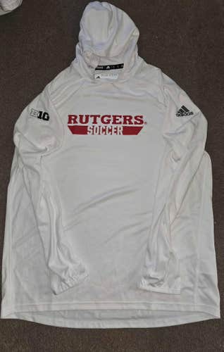 Rutgers Scarlet Knights Soccer adidas Team Issued Light Hoodie XL