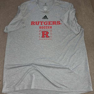 Rutgers Scarlet Knights Soccer adidas Team Issued Shirt 2XL