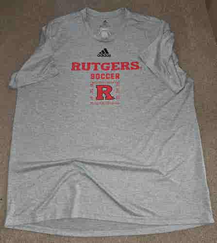 Rutgers Scarlet Knights Soccer adidas Team Issued Shirt 2XL