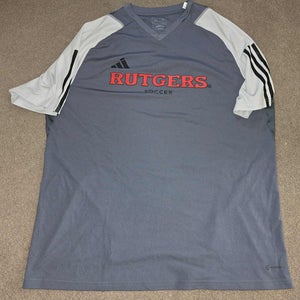 Rutgers Scarlet Knights Soccer adidas Team Issued Shirt 2XL