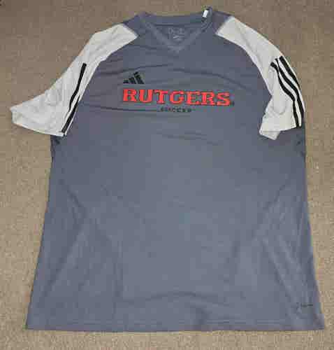 Rutgers Scarlet Knights Soccer adidas Team Issued Shirt 2XL