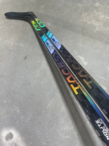 2 Pack CCM Tacks XF PRO Pro Stock Hockey Stick Grip 80 Flex P90 Left 8559
