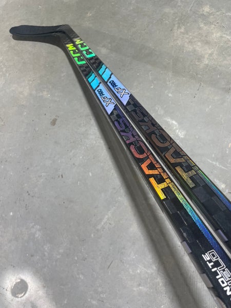 2 Pack CCM Tacks XF PRO Pro Stock Hockey Stick Grip 80 Flex P90 Left 8559