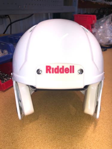 USED RIDDELL SPEED ADULT HELMET - MEDIUM - METALLIC WHITE - REJECT