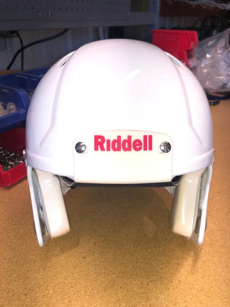 USED RIDDELL SPEED ADULT HELMET - MEDIUM - METALLIC WHITE - REJECT