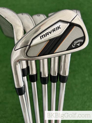 LH Callaway Mavrik Iron Set 5-P / True Temper Elevate 95 Stiff
