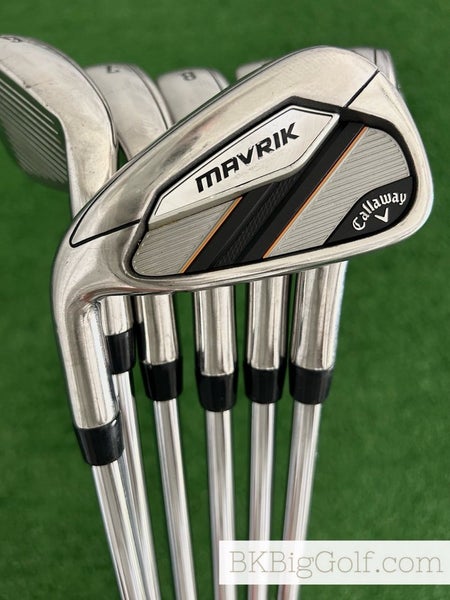 LH Callaway Mavrik Iron Set 5-P / True Temper Elevate 95 Stiff