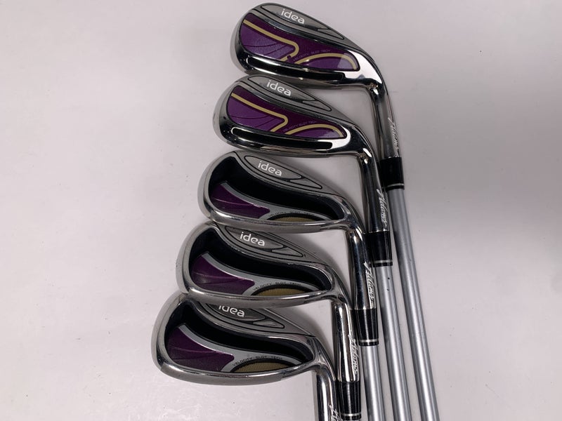 Adams Idea Womens 2014 Iron Set 7-PW+SW Grafalloy Idea Womens 50g Ladies RH