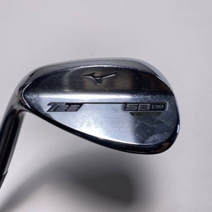 Mizuno T22 Satin Chrome Lob Wedge LW 58* 8 C-Grind DG S400 Tour Issue Mens LH
