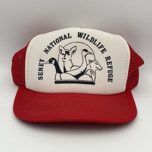 Vintage Seney National Wildlife Refuge Hat Snapback Trucker Cap Michigan UP