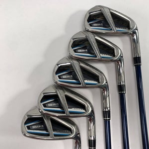 TaylorMade SIM MAX Iron Set 6-9+AW Fujikura Ventus Blue 6R Regular RH +1''