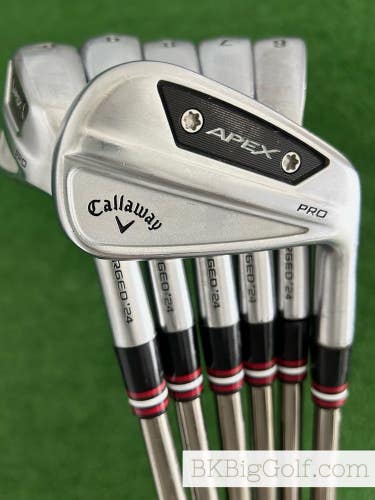 Callaway Apex Pro 24 Forged Iron Set 5-P / Recoil F4 95 Stiff Graphite
