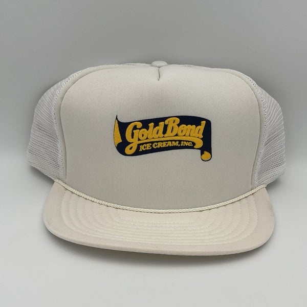 Vintage Gold Bond Ice Cream Hulk Hogan Snapback Hat Trucker Cap Rare