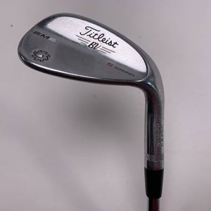 Titleist Vokey SM6 Tour Chrome Sand Wedge SW 54* 10 KBS 610 Wedge Mens RH