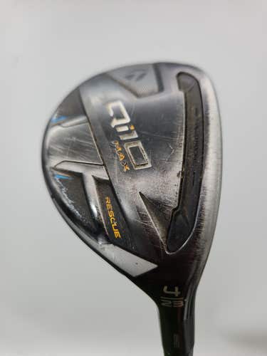 2024 TAYLORMADE QI10 MAX RESCUE 4 HYBRID 23* SENIOR MAMIYA RECOIL ESX 460 FAIR