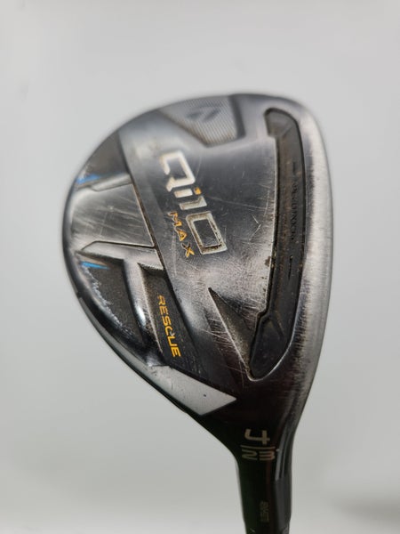 2024 TAYLORMADE QI10 MAX RESCUE 4 HYBRID 23* SENIOR MAMIYA RECOIL ESX 460 FAIR