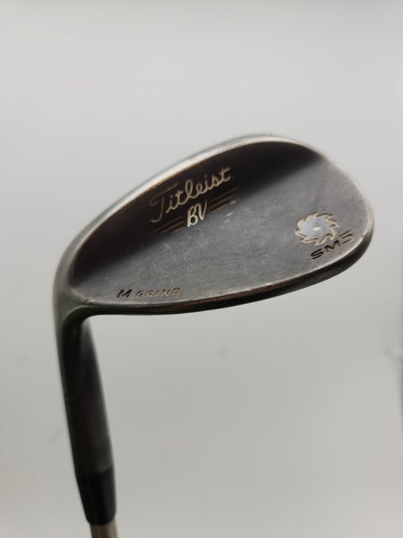 LEFTY 2014 TITLEIST VOKEY SM5 RAW BLACK WEDGE 56*/10 STIFF KBS TOUR CTAPER 35" F