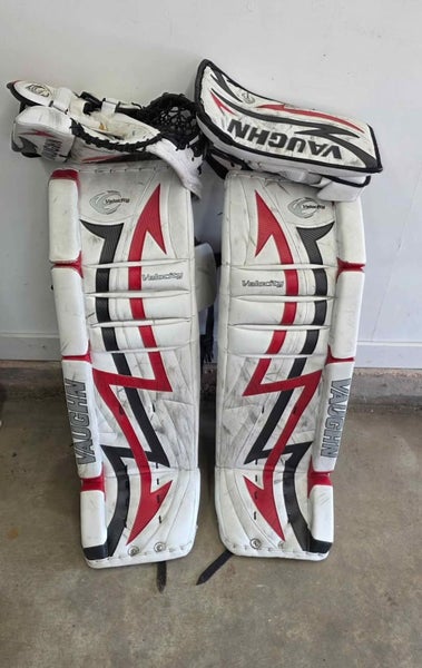 36" 2009 Vaughn Velocity V3 Regular Goalie Full Set (Used)