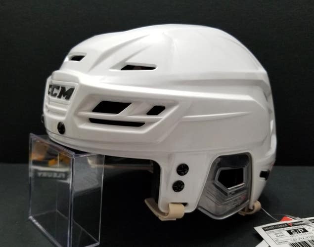 New Penguins NHL Pro Stock CCM Resistance White Ice Hockey Helmet Small
