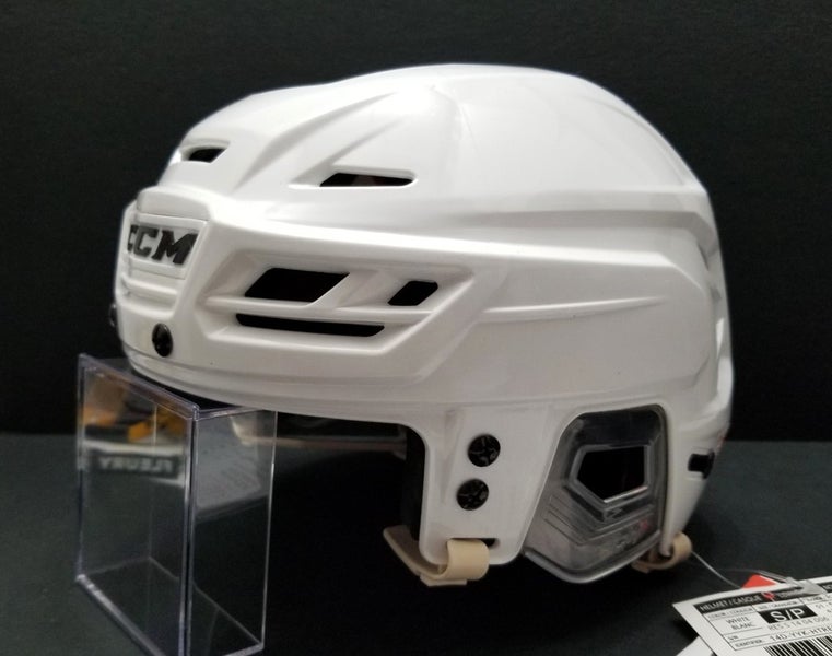 New Penguins NHL Pro Stock CCM Resistance White Ice Hockey Helmet Small