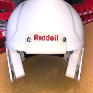 USED RIDDELL SPEED ADULT HELMET - LARGE - METALLIC WHITE - REJECT