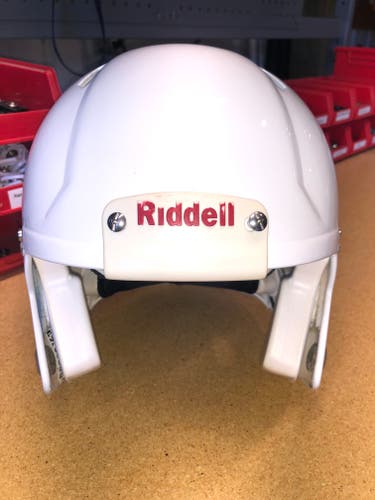 USED RIDDELL SPEED ADULT HELMET - LARGE - METALLIC WHITE - REJECT