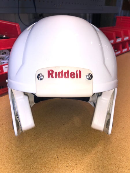 USED RIDDELL SPEED ADULT HELMET - LARGE - METALLIC WHITE - REJECT