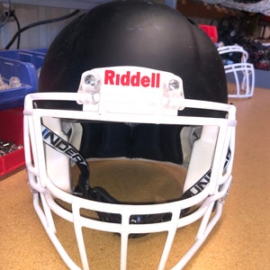 USED RIDDELL SPEED ADULT HELMET - LARGE - FLAT BLACK