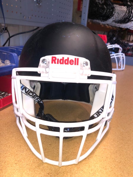 USED RIDDELL SPEED ADULT HELMET - LARGE - FLAT BLACK