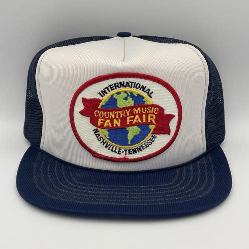 Vintage International Country Music Fan Fair Nashville Snapback Trucker Hat Cap