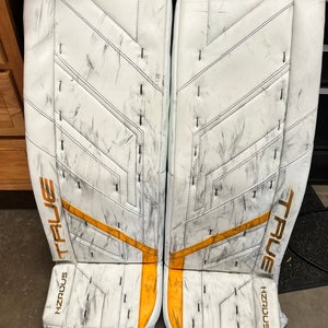 35" 2024 True HZRDUS Goalie Leg Pads Pro Stock (Used)