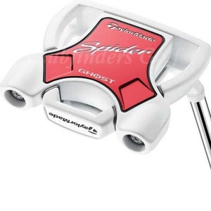 NEW TaylorMade 2024 Spider Ghost #3 White 34" Slant-Neck Mallet Putter W/ HC
