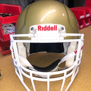 USED RIDDELL SPEED ADULT HELMET - MEDIUM - VEGAS GOLD