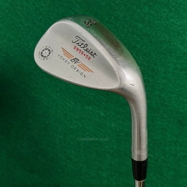 Titleist Vokey Spin Milled 58-8 58 Lob Wedge Dynamic Gold Steel Wedge Flex