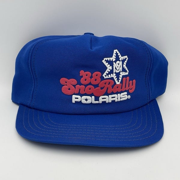 Vintage 1988 Polaris Sno Rally Snapback Hat Trucker Foam Cap Rare