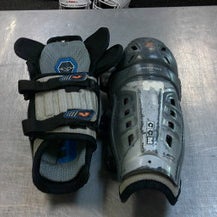 Used CCM VECTOR Junior Shin Guards Grey 12" 11339-S000195367