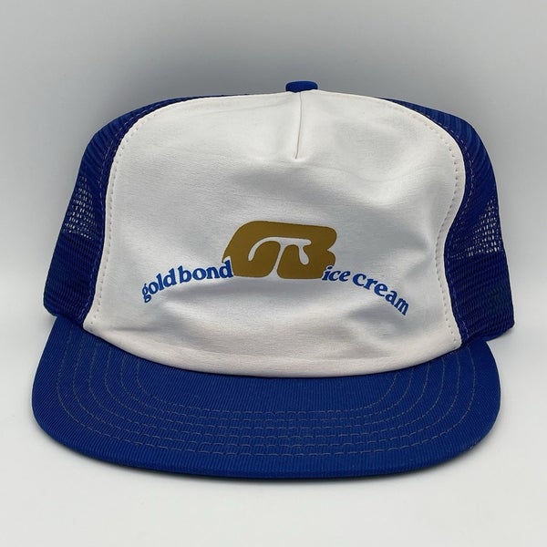 Vintage Gold Bond Ice Cream Hulk Hogan Snapback Hat Trucker Cap Rare USA Made