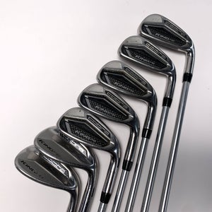 Cobra KING F8 Iron Set 6-PW+GW+SW Aldila Rogue Pro 65g Regular Graphite Mens RH