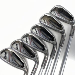 Ping Karsten 2014 Iron Set 7-PW+GW+SW Maroon Dot 5* Up KS 401 Regular RH