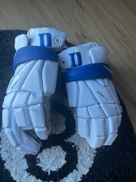 Nike Vapor Elite Lacrosse Gloves team issue Duke Blue Devils (Brand New)