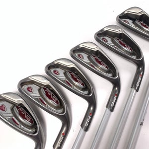 Ping Faith Iron Set 7-PW+GW+SW Red Dot ULT200 Ladies Graphite Womens RH