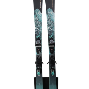 Used 2025 Nordica Wild Belle DC 84 Skis (156cm) w/ Marker TP2 Light 11 FDT Bindings